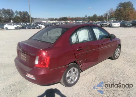 2010 Hyundai Accent Gls z USA, uszkodzony, nr VIN KMHCN4AC7AU483622